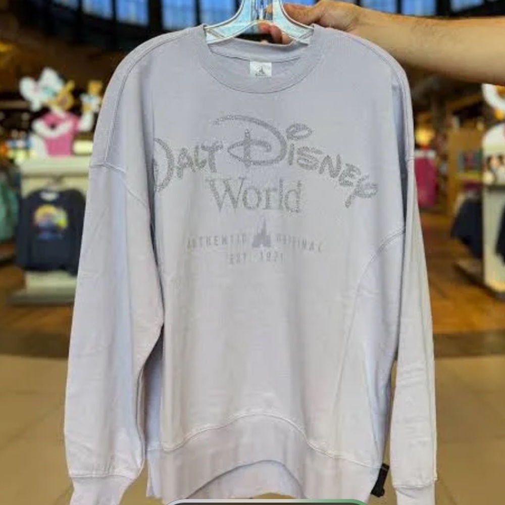 WDW rhinestone Crewneck Sweatshirt 2026
